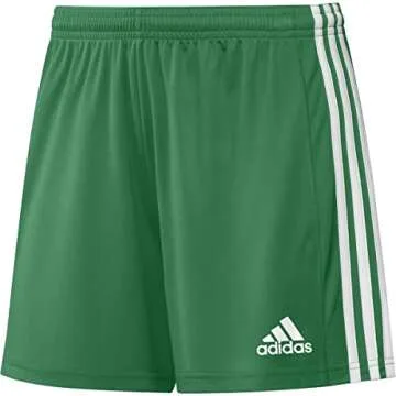 adidas Women's Squadra 21 Shorts, Team Green/White, X-Large