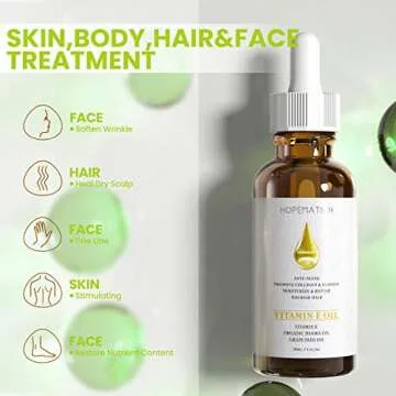 Nourish Skin & Hair with HOPEMATE H Vitamin E Oil