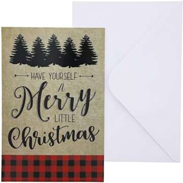 Sustainable Greetings 48 Pack Christmas Cards with Envelopes for Mailing and Sending Holiday Wishes,...