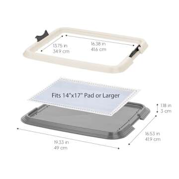 IRIS USA Pet Training Pad Holder for puppy and Dog