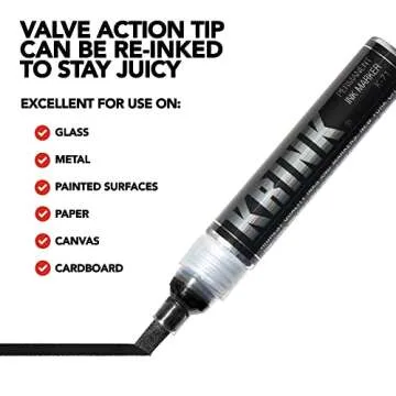 Krink K-71 Permanent Ink Markers - Bold & Versatile