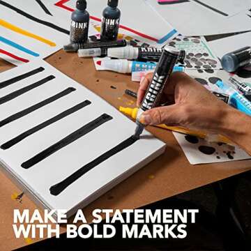 Krink K-71 Permanent Ink Markers - Bold & Versatile