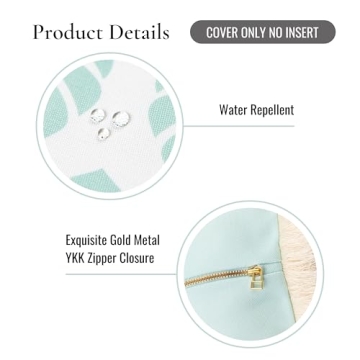 Hofdeco Coastal Pillow Cover - Chic and Water-Resistant