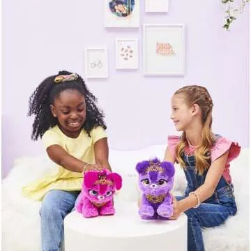 Present Pets, Princess Puppy Interactive Plush Toy with Over 100 Sounds and Actions (Style May Vary), Kids’ Toys for Girls Aged 5 and Above, 6061363