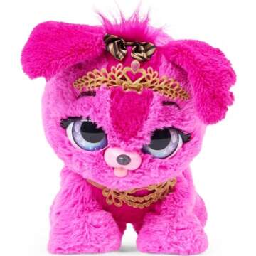 Present Pets, Princess Puppy Interactive Plush Toy with Over 100 Sounds and Actions (Style May Vary), Kids’ Toys for Girls Aged 5 and Above, 6061363