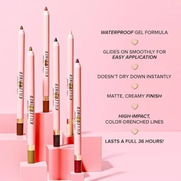 Too Faced Killer Liner Waterproof Gel Eyeliner 36 Hours Long Lasting