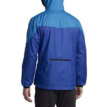 Nike Sportswear Mens Windrunner Hooded Track Jacket (Light Photo Blue/Game Royal/Black, XX-Large) (XX-Large)