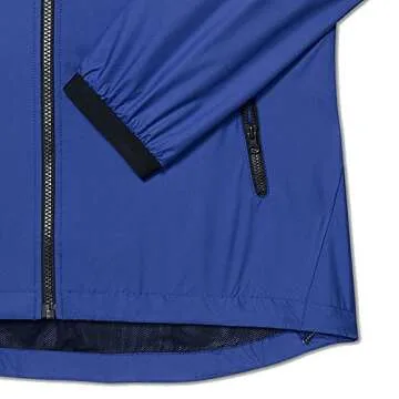 Nike Sportswear Mens Windrunner Hooded Track Jacket (Light Photo Blue/Game Royal/Black, XX-Large) (XX-Large)