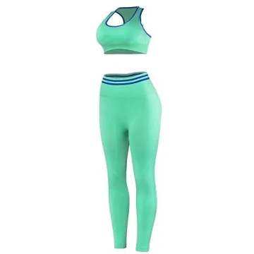 VWIWV Women's Seamless Sports Bra and Leggings Set