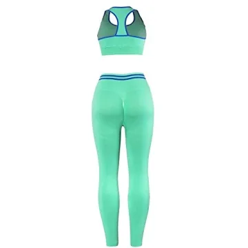VWIWV Women's Seamless Sports Bra and Leggings Set