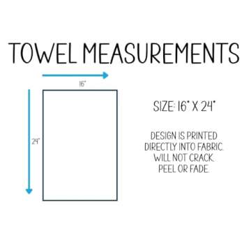 Personalized Country Christmas Tree Tea Towel, Winter Holiday Waffle Weave Tea Towel, Hostess Gift, Holiday Decor