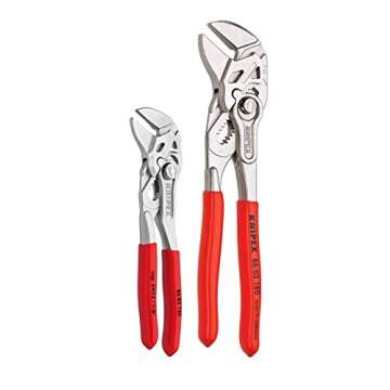 KNIPEX Tools - 2 Piece Mini Pliers Wrench Set (9K0080121US)
