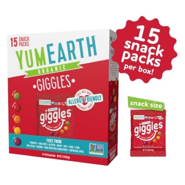 Organic Giggles Chewy Candy - Allergy Friendly & Vegan