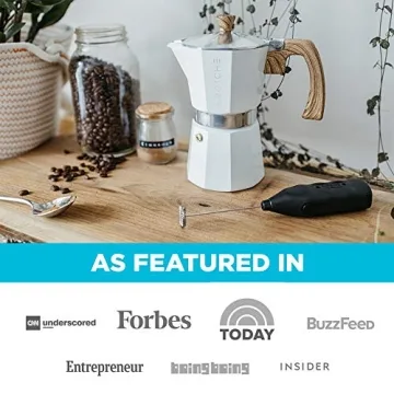 GROSCHE White Milano Stovetop Espresso Maker, 6 cup