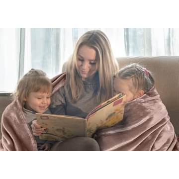 Utopia Bedding 300GSM Fleece Blanket Rose Pink Luxury Throw