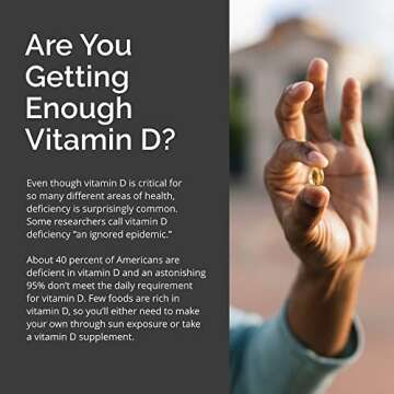 BrainMD by Dr Amen Vitamin D3 5000 - 100 Softgels - High Potency Cholecalciferol - Gluten Free - 100 Servings