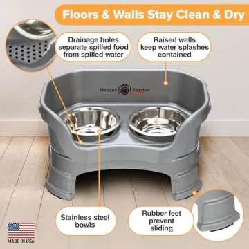 Neater Feeder Elevated Dog Bowl Set for Small Breeds