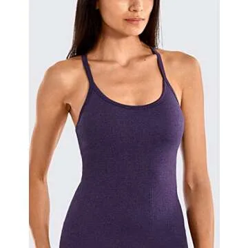 CRZ YOGA Seamless Workout Tank Top for Women