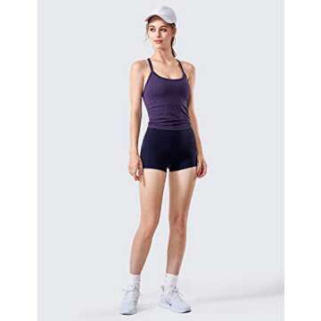 CRZ YOGA Seamless Workout Tank Top for Women