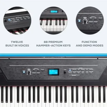 Alesis Recital Pro 88-Key Digital Piano with FX