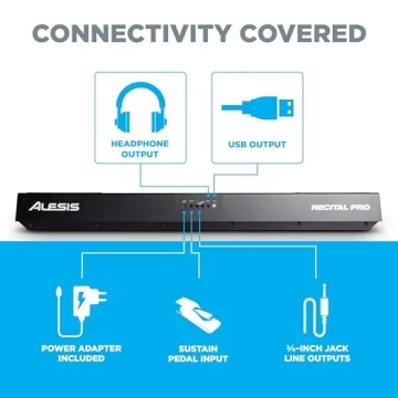 Alesis Recital Pro 88-Key Digital Piano with FX