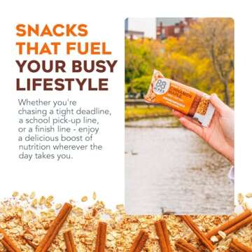88 ACRES Cinnamon Maple Seed +Oat Granola Bar 9 Count 1.6oz