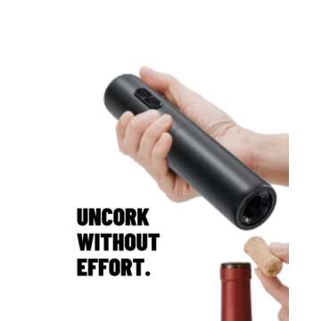 SonicPower Electric Wine Opener Set for Effortless Uncorking