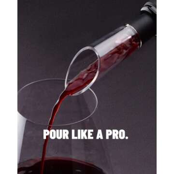 SonicPower Electric Wine Opener Set for Effortless Uncorking