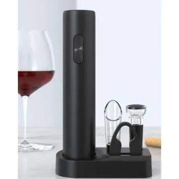 SonicPower Electric Wine Opener Set for Effortless Uncorking