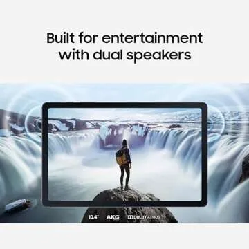 SAMSUNG Galaxy Tab S6 Lite (2024) 10.4' 128GB WiFi Android Tablet, S Pen Included, Gaming Ready, Long Battery Life, Slim Metal Design, Expandable Storage, US Version, Oxford Gray, Amazon Exclusive