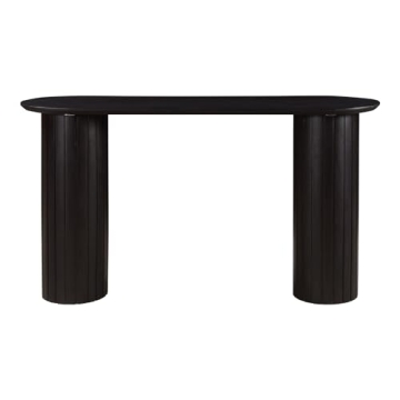 Moe's Povera Console Table - Unique Black Acacia Design
