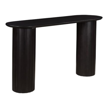 Moe's Povera Console Table - Unique Black Acacia Design