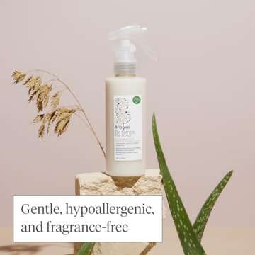 Briogeo Be Gentle, Be Kind Aloe + Oat Milk Ultra Soothing Detangling Spray, Hypoallergenic and Dermatologist-Approved Leave-In Spray, Fragrance Free, Vegan, Cruelty-Free, 6 fl oz