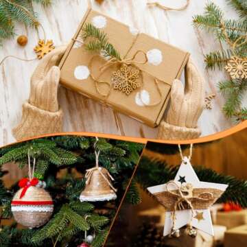 1000 Feet Natural Jute Twine String for Eco-Friendly Crafting