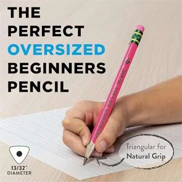 Ticonderoga Tri-Write Pencils For Kids - 6 Packs