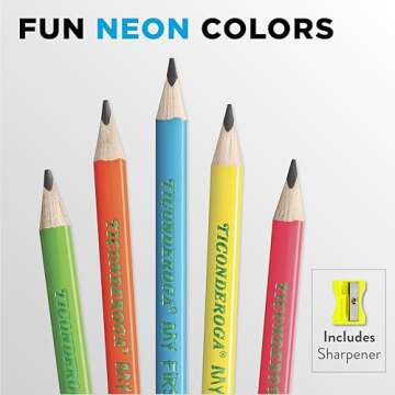 Ticonderoga Tri-Write Pencils For Kids - 6 Packs