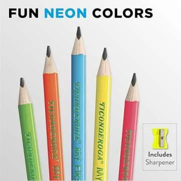 Ticonderoga Tri-Write Pencils For Kids - 6 Packs