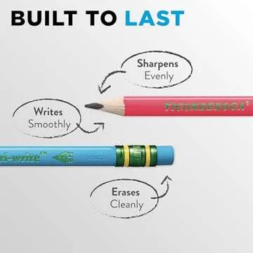 Ticonderoga Tri-Write Pencils For Kids - 6 Packs