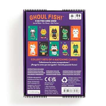 Mudpuppy Ghoul Fish! Halloween Card Game for Kids