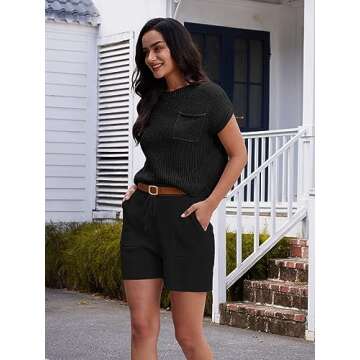 LILLUSORY Womens Summer Lounge Set - Stylish & Cozy Wear