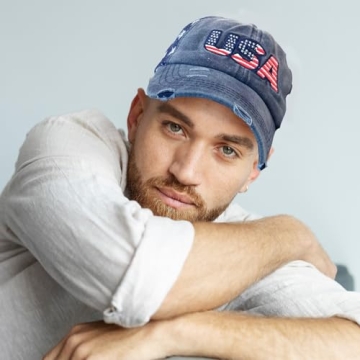 American Flag Baseball Cap Adjustable for Men and Women