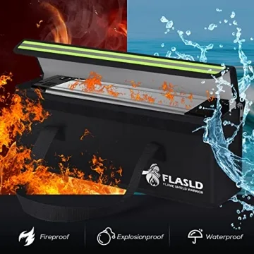 FLASLD E-Bike Battery Safe Bag Fireproof and Waterproof