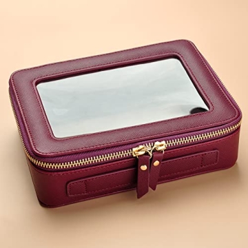SANHECUN Women's Purple Wash Bag Durable Travel Essential