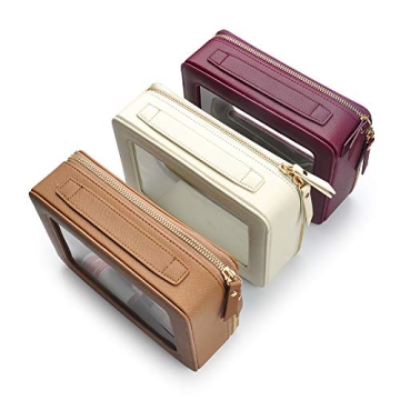 SANHECUN Women's Purple Wash Bag Durable Travel Essential