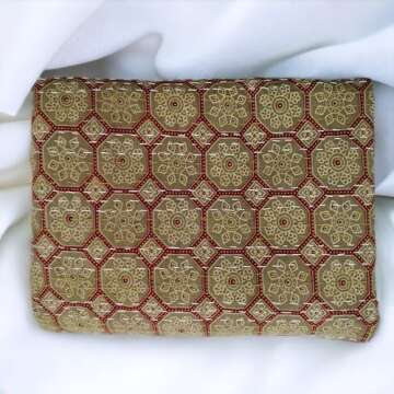 Sophia-Art Queen Size Hand Block Print Kantha Quilt 90x108 Inch Ajrakh Bedspread Vegetable Dye Blanket Indigo Print Ajrakh Quilt (Light Grey)