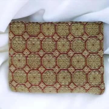 Sophia-Art Queen Size Hand Block Print Kantha Quilt 90x108 Inch Ajrakh Bedspread Vegetable Dye Blanket Indigo Print Ajrakh Quilt (Light Grey)