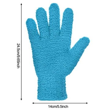 Patelai Reusable Microfiber Dusting Mittens for Cleaning