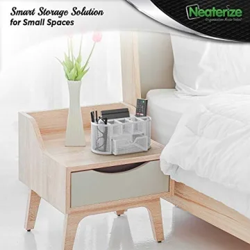 NEATERIZE Caddy Vibrant Mesh Desktop Organizer for Supplies