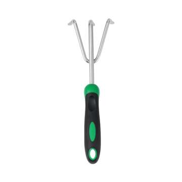 Ergonomic Mini Hand Rake for Easy Gardening Tasks