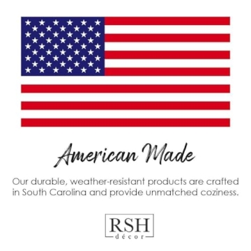 Resort Spa Home Decor Square Throw Pillows Set of 2 | 17"x 17"| All-Weather Spun Fabric | Water and Fade-Resistant | Outdoor Accent Pillows for Patio Furniture | Balmoral Opal